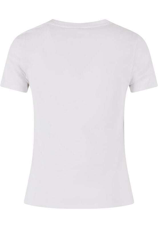 Gothicana By Emp "Ladies' Short Cut-Out T-shirt" T-Shirt White By Urban Classics