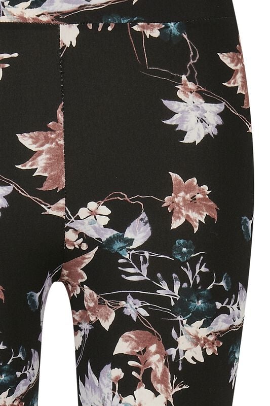 Gothicana By Emp "Ladies Soft AOP Leggings" Leggings Black By Urban Classics