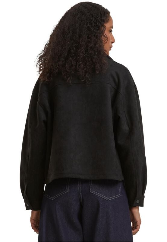 Gothicana By Emp "Ladies' Soft Touch Jacket" Between-seasons Jacket Black By Urban Classics