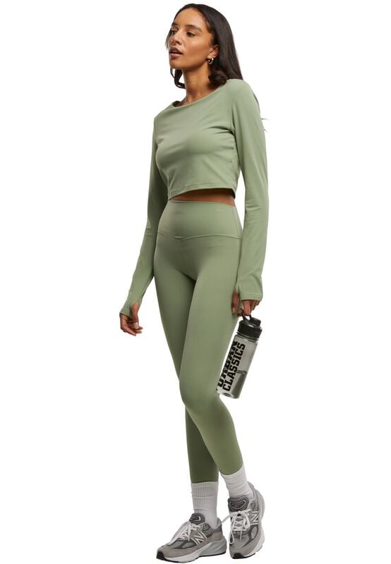 Gothicana By Emp "Ladies Sports Leggings" Leggings Green By Urban Classics