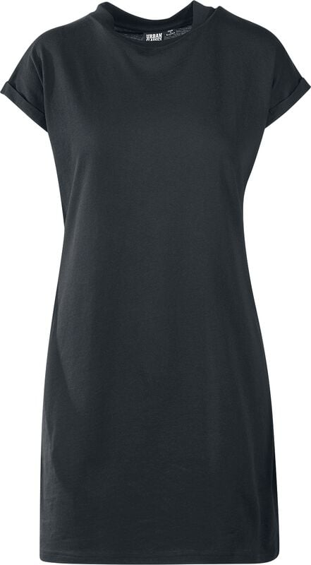 gothicana by emp "Ladies Turtle Extended Shoulder Dress" Mini Dress black by Urban Classics