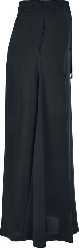 Gothicana By Emp "Ladies' Viscose Midi Skirt" Maxi Skirt Black By Urban Classics