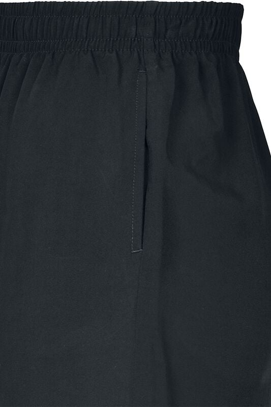 Gothicana By Emp "Ladies Wide Viscose Culotte" Cloth Trousers Black By Urban Classics