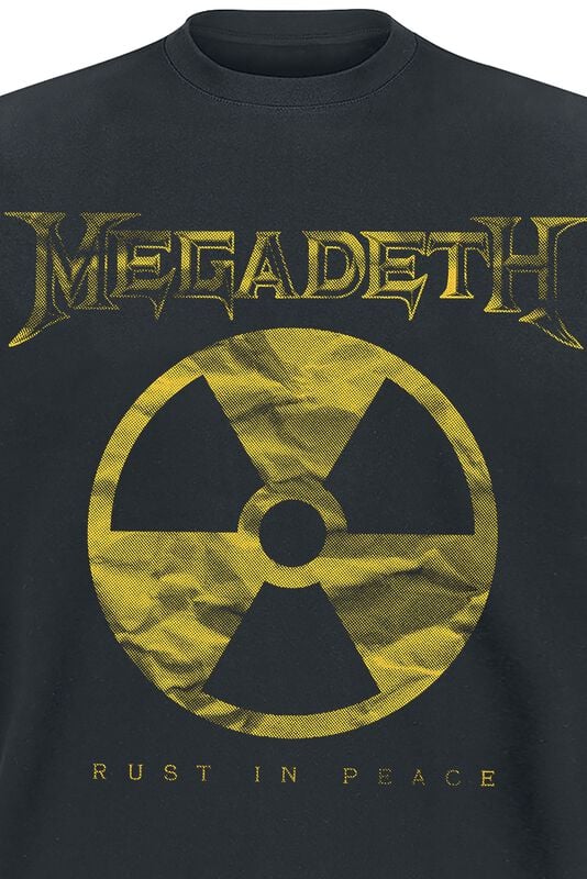 Gothicana By Emp "Large Rip Nuclear Logo" T-Shirt Black By Megadeth