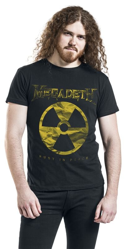 Gothicana By Emp "Large Rip Nuclear Logo" T-Shirt Black By Megadeth