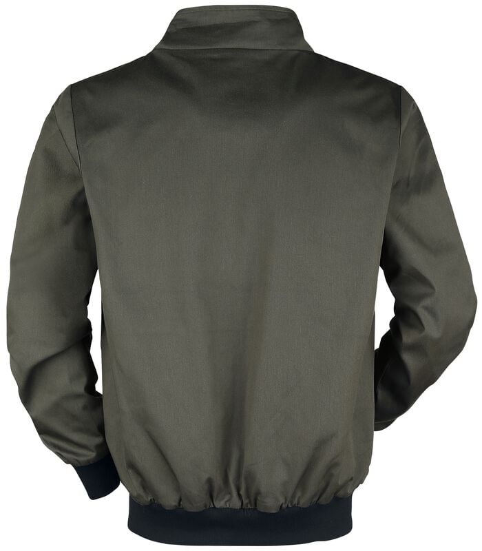 Gothicana By Emp "Larger Than Life Bomber Jacket" Between-seasons Jacket Khaki By RED By EMP
