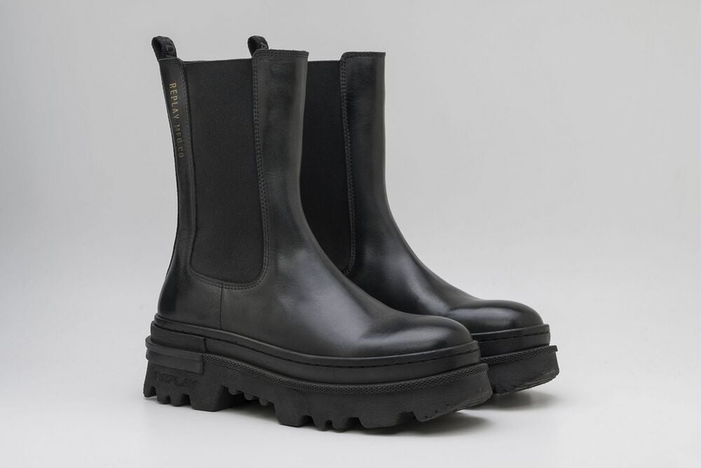 Gothicana By Emp "Laser Soft" Boot Black By Replay Footwear
