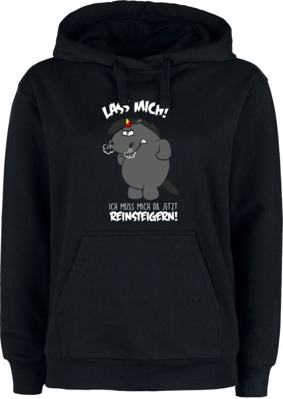 gothicana by emp "Lass mich Ich muss mich da jetzt reinsteigern " Hoodie black by Pummeleinhorn