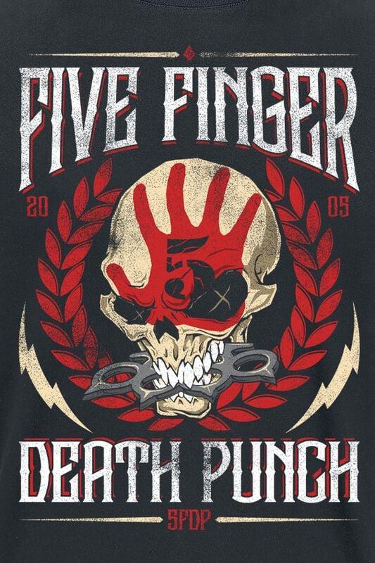 Gothicana By Emp "Laurel Emblem V1" T-Shirt Black By Five Finger Death Punch