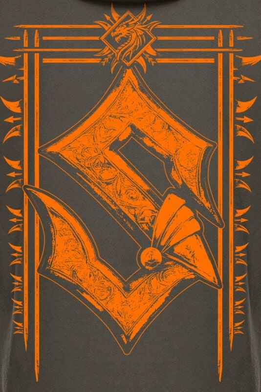 Gothicana By Emp "Legends" Hoodie Jacket Green By Sabaton