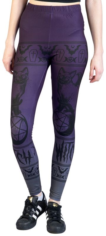 Gothicana By Emp "Leggings" Leggings Violet By Gothicana By EMP