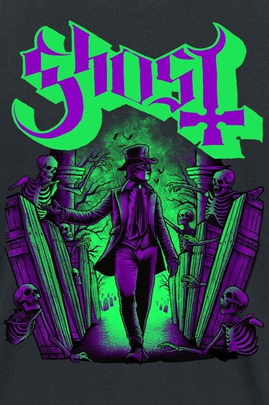 Gothicana By Emp "Leves Mes Amis" T-Shirt Black By Ghost