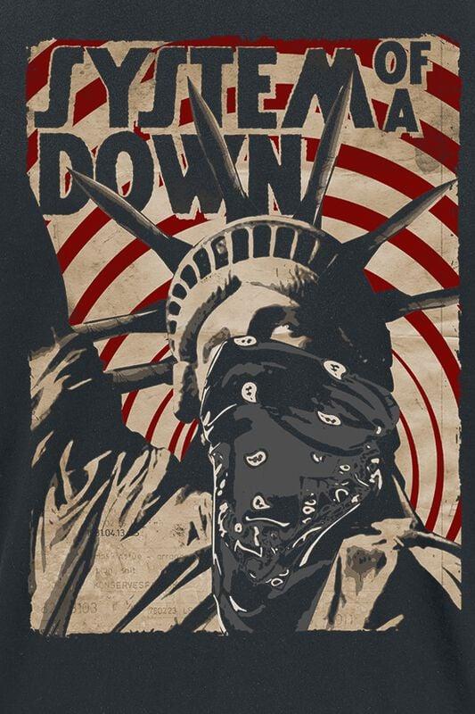 Gothicana By Emp "Liberty Bandit" T-Shirt Black By System Of A Down