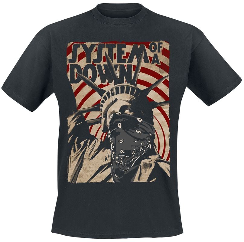 gothicana by emp "Liberty Bandit" T-Shirt black by System Of A Down