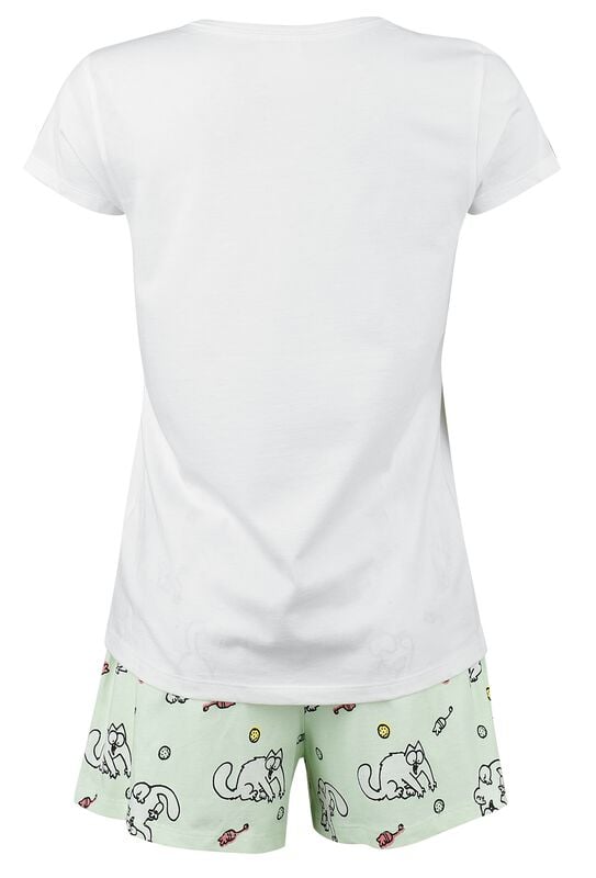 Gothicana By Emp "Life Is Better With A Cat" Pyjama Multicolour By Simon' S Cat