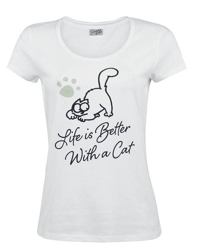 Gothicana By Emp "Life Is Better With A Cat" Pyjama Multicolour By Simon' S Cat