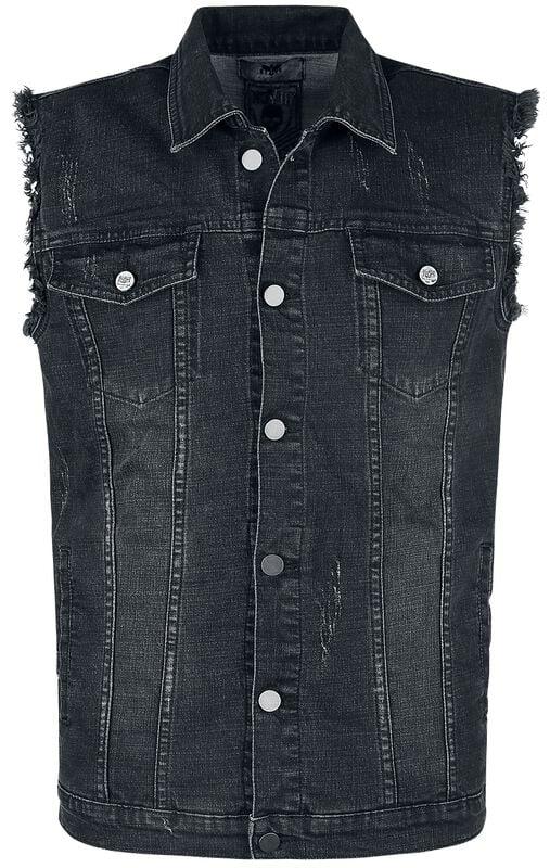 gothicana by emp "Life Of An Easy Rider" Vest grey by Black Premium by EMP