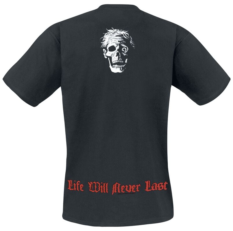 Gothicana By Emp "Life Will Never Last" T-Shirt Black By Death