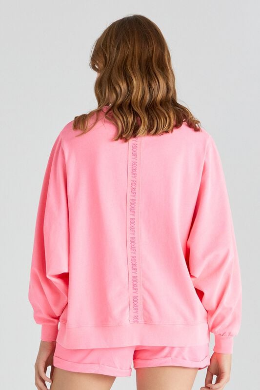 Gothicana By Emp "Lightness 1 - Madeline Long-sleeved Top" Sweatshirt Pink By Rockupy