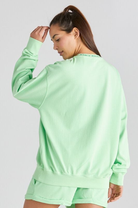 Gothicana By Emp "Lightness 1 - Makana Long-sleeved Top Light Green" Sweatshirt Green By Rockupy