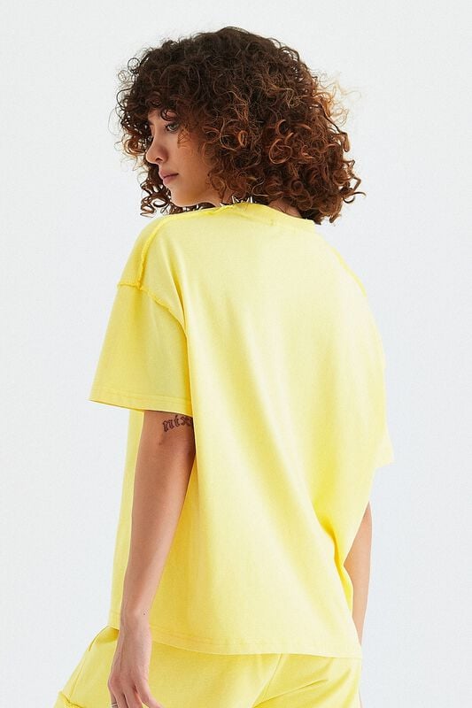 Gothicana By Emp "Lightness 2 - Lilith T-Shirt" T-Shirt Yellow By Rockupy