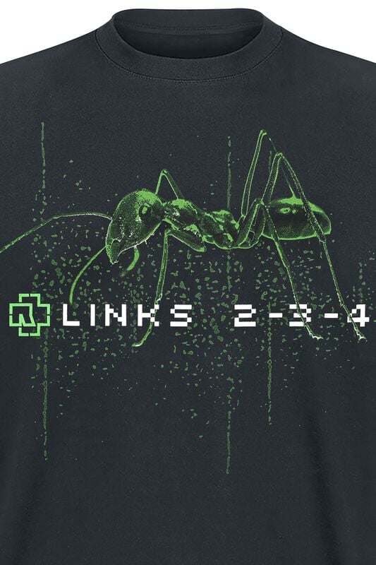 Gothicana By Emp "Links 2-3-4" T-Shirt Black By Rammstein