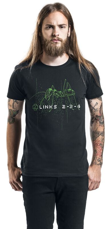 Gothicana By Emp "Links 2-3-4" T-Shirt Black By Rammstein