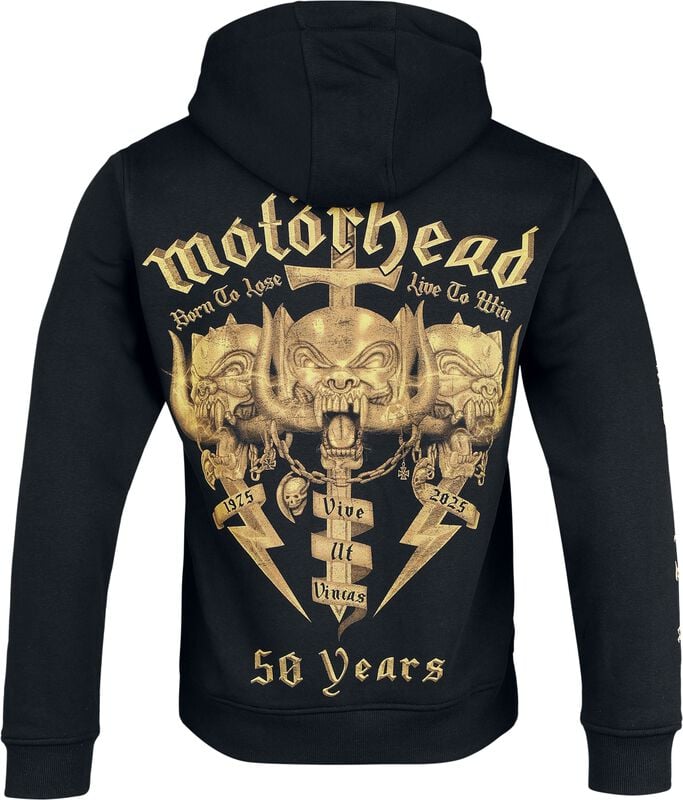 Gothicana By Emp "Live To Win" Hoodie Black By Motörhead