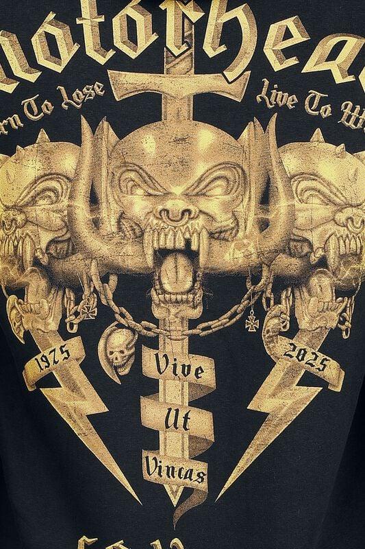 Gothicana By Emp "Live To Win" Hoodie Black By Motörhead