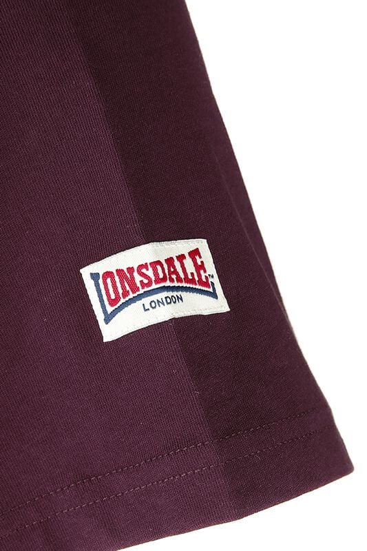 Gothicana By Emp "LL008 One Tone" T-Shirt Burgundy By Lonsdale London