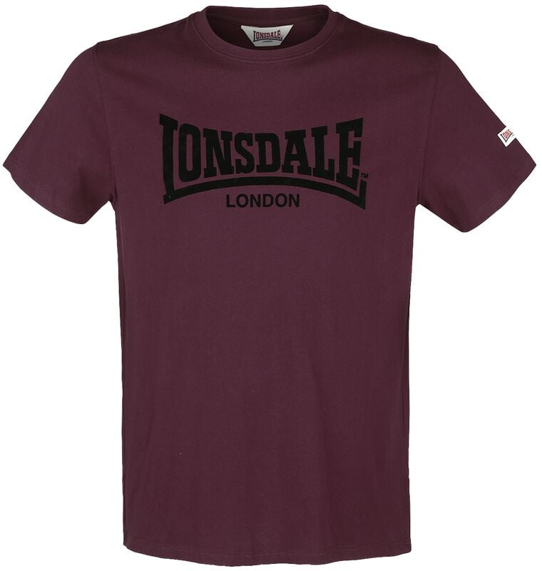 gothicana by emp "LL008 One Tone" T-Shirt burgundy by Lonsdale London