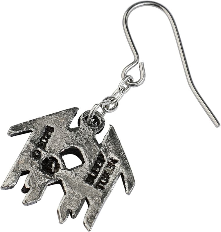 Gothicana By Emp "Logo" Earrings Silver-coloured By Sleep Token