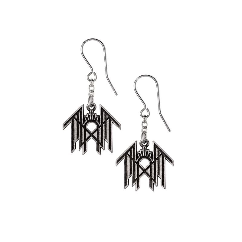 gothicana by emp "Logo" Earrings silver-coloured by Sleep Token