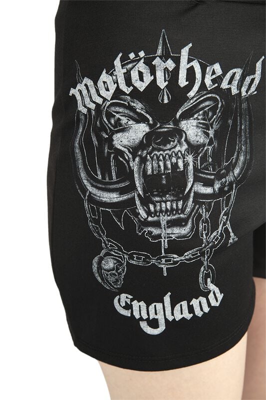 Gothicana By Emp "Logo England" Shorts Black By Motörhead