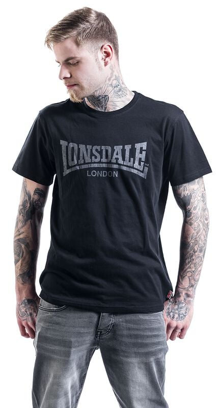 Gothicana By Emp "Logo Kai" T-Shirt Black By Lonsdale London