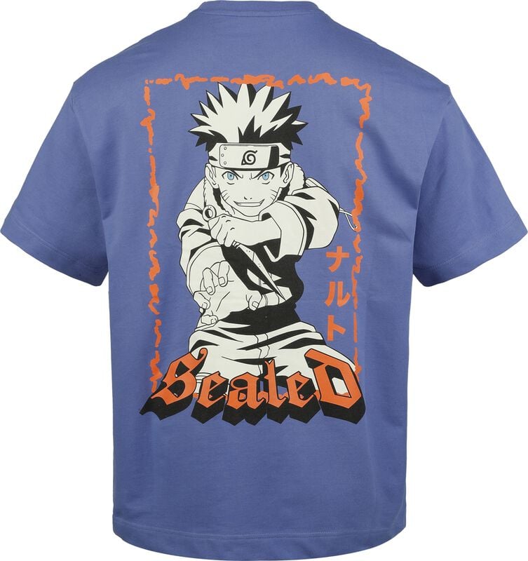 Gothicana By Emp "Logo - Oversized" Oversized T-shirt Blue By Naruto