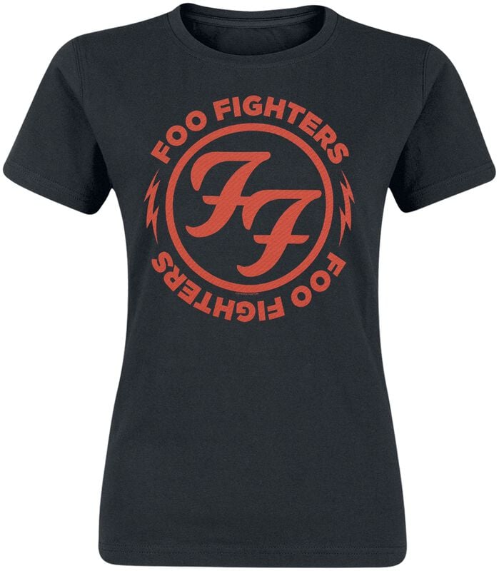 gothicana by emp "Logo Red Circle" T-Shirt black by Foo Fighters