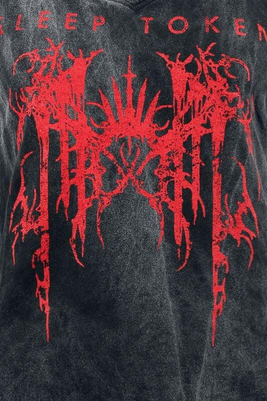 Gothicana By Emp "Logo" T-Shirt Black-grey By Sleep Token
