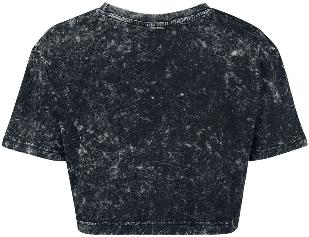 Gothicana By Emp "Logo" T-Shirt Dark Grey-black By Nirvana