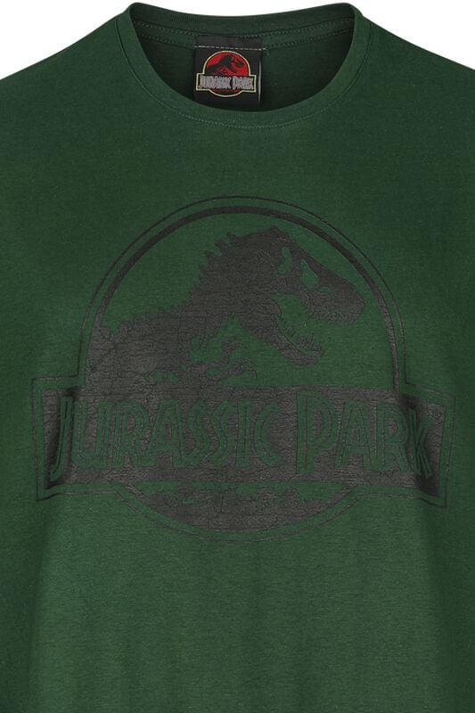 Gothicana By Emp "Logo" T-Shirt Green By Jurassic Park