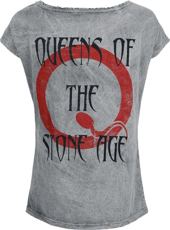 Gothicana By Emp "Logo" T-Shirt Grey By Queens Of The Stone Age