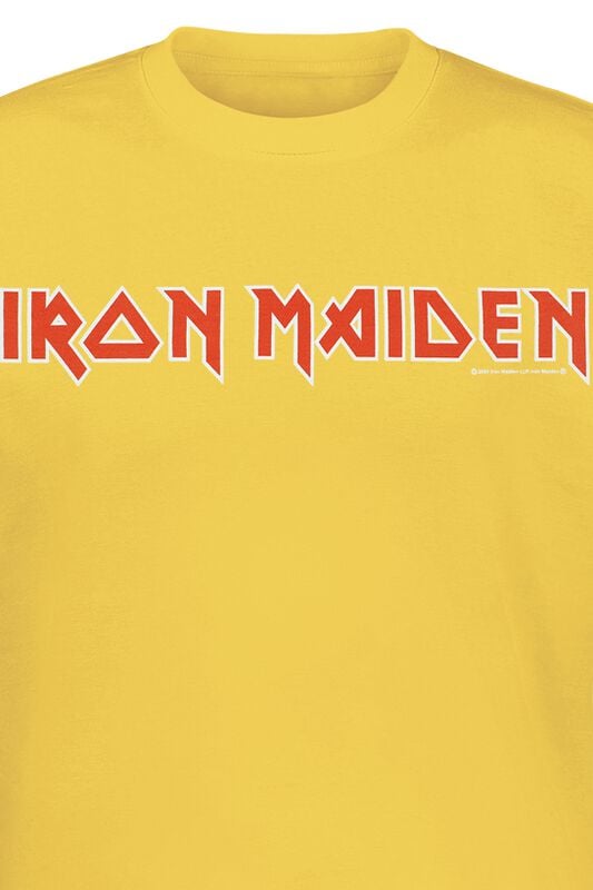 Gothicana By Emp "Logo" T-Shirt Yellow By Iron Maiden