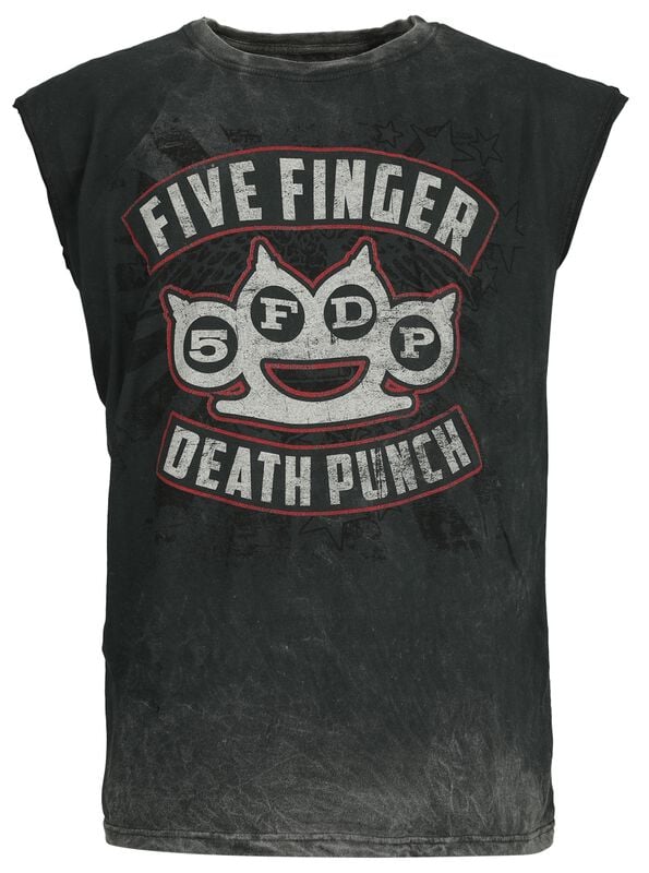 gothicana by emp "Logo" Tanktop grey by Five Finger Death Punch