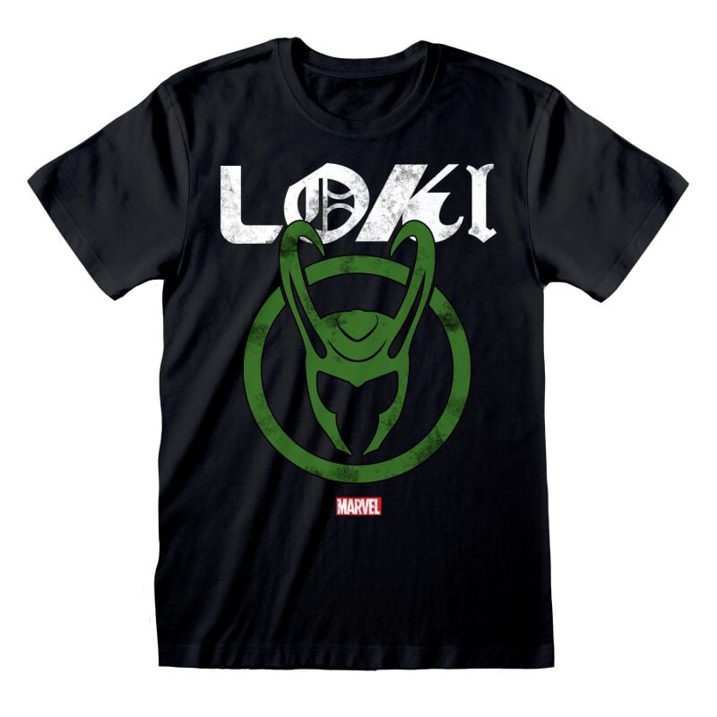 gothicana by emp "Loki Season 2 - Distressed Logo" T-Shirt black by Loki