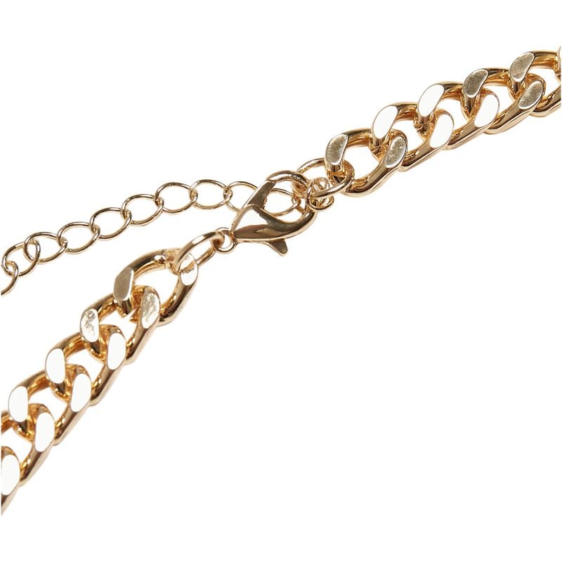 Gothicana By Emp "Long Basic Necklace" Necklace Gold-coloured By Urban Classics