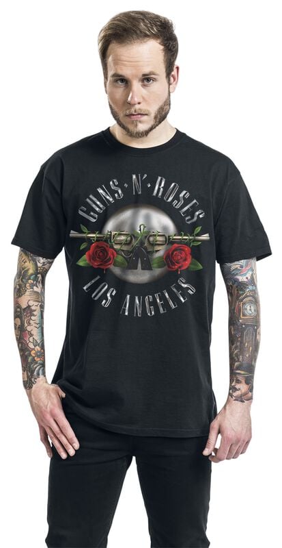 Gothicana By Emp "Los Angeles Seal" T-Shirt Black By Guns N' Roses