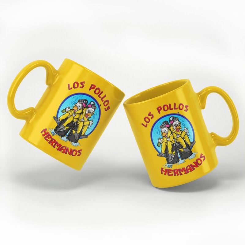 Gothicana By Emp "Los Pollos Hermanos" Cup Yellow By Breaking Bad