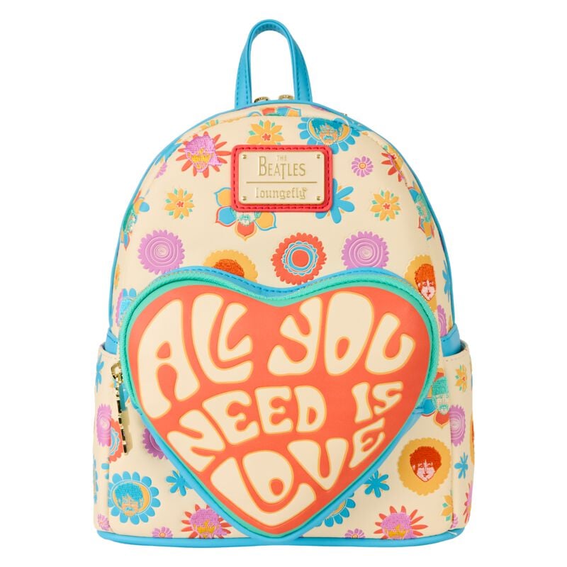 Gothicana By Emp "Loungefly - All You Need Is Love" Mini Backpacks Multicolour By The Beatles