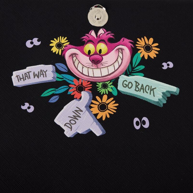 Gothicana By Emp "Loungefly - Cheshire Cat" Shoulder Bag Multicolour By Alice In Wonderland