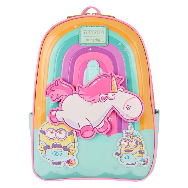 Gothicana By Emp "Loungefly - Fluffy Unicorn" Mini Backpacks Multicolour By Minions
